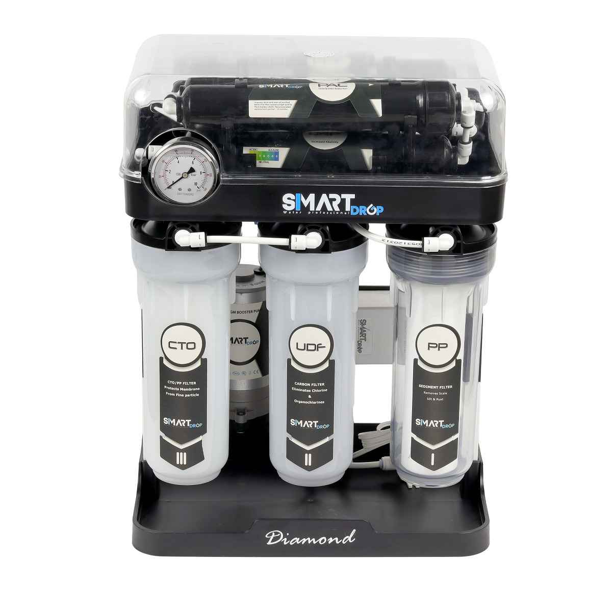 دستگاه تصفیه آب خانگی DIAMOND SMART DROP (7 مرحله)1 دستگاه تصفیه آب خانگی DIAMOND SMART DROP (7 مرحله)